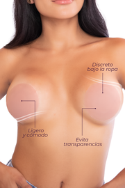 Cubrepezon de silicona con adhesivo