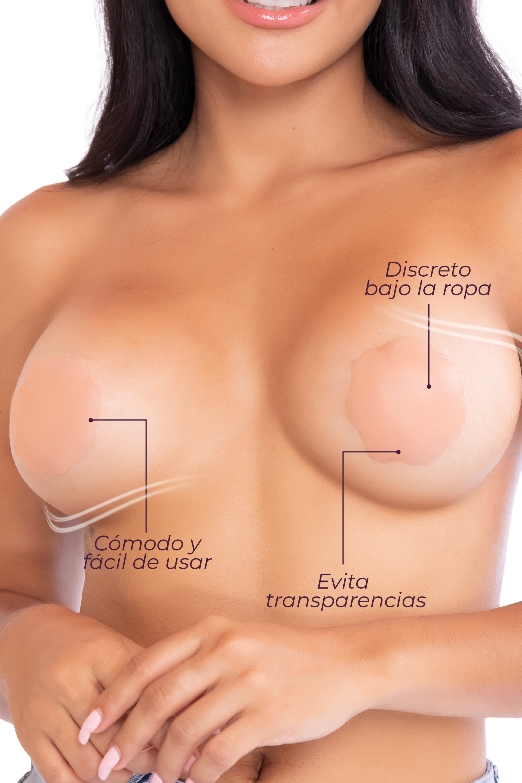Cubrepezon de silicona estilo flor