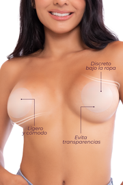 Cubrepezon de silicona con adhesivo